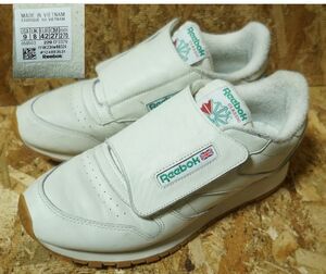 REEBOK 本革 Classic Leather Stomper US9 白系 リーボック クラシックレザー ストンパー EF3379