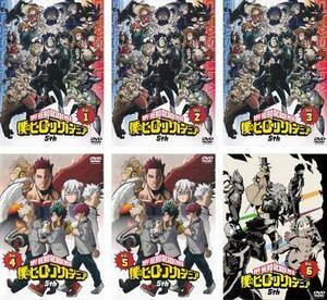 僕のヒーローアカデミア 5th 全6枚 第89話～第113話 レンタル落ち 全巻セット 中古 DVD 東宝