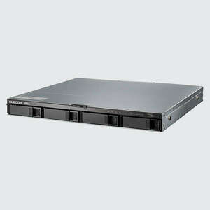 4ベイ1Uラックマウント型NAS 8TB(2TBx4台) Windows Server IoT 2022 for Storage Standard Edition搭載: NSB-74R08TS22