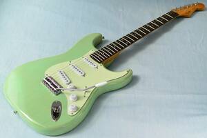 Fender Japan STC-57 SF-456 シーフォームグリーン Refin. フェンダー ストラト 22フレット ヒールレス 整備クリーニング済み #24 J01-02