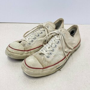 ●希少 70s vintage CONVERSE コンバース 靴 シューズ ローカットスニーカー チャックテイラー 一つ星 USA製 サイズ12 メンズ 1.13kg●