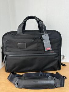 レア●定価95700円●新品●TUMI ALPHA3 2603182D3 3WAY Style スリム リュックサック 薄マチ ブリーフケース 国内正規品 未使用品 黒