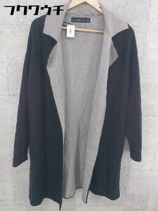 ■ ZARA KNIT ザラ 長袖 カーディガン サイズEUR M USA M MEX28 ブラック レディース