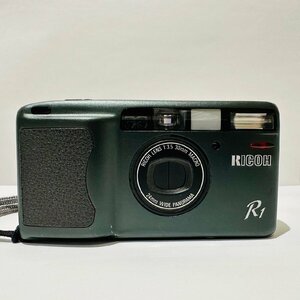 【GMF-1724】RICOH リコー R1 フィルムカメラ 30mmレンズシャッター 巾:117mm 高さ:61mm 奥行き:25mm 質量:約145g 動作未確認 ジャンク品