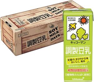 200ml×30本 キッコーマン 調製豆乳 SOYMILK DAYS 200ml×30本