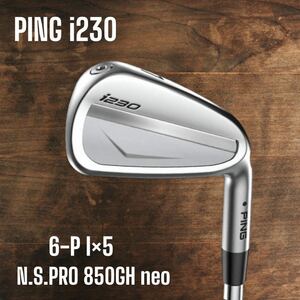 PING ピン i230 アイアン 6-P 5本セット N.S.PRO 850GH neo