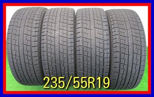 ■中古タイヤ■　235/55R19 105H GRIPMAX GRIP ICE X SUV チェロキー RAV4 CR-V トリビュート等 冬タイヤ スタッドレス 激安 送料無料 B908