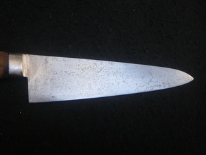 154g　211㎜　牛刀包丁　7寸　シェフナイフ　chef knife　MASAKANE　Japan　(金)　源正金　日本製