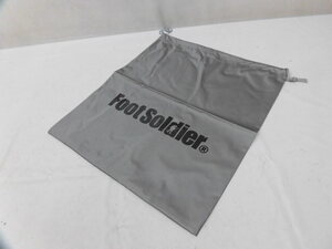 新品 A BATHING APE ア ベイシング エイプ Foot Soldier フットソルジャー シューズポーチ シューズケース 靴入れ グレー 灰色