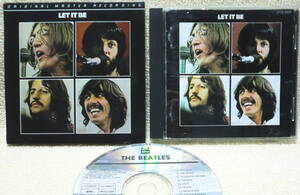 即決！送料230円●CD＋オマケ紙ジャケ ビートルズ Beatles Let It Be レット・イット・ビー 日本盤 リマスター前の音源 Get Backにご注目