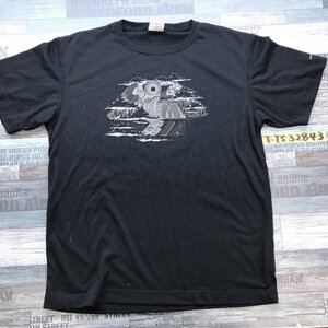 Columbia コロンビア メンズ プリント 半袖Tシャツ L 黒