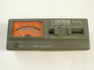 BOSS ボス TU-6 ギターチューナー★動作未確認　F2104