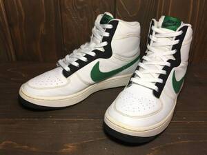 ★ナイキ NIKE スカイフォース SKY FORCE 白×黒×緑 2009年製 27.0cm 美品 Used 検 ダイナスティ AF1 チームコンベンション 