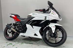 ニンジャ250R 売り切り！１円スタート！☆始動動画有☆エンジン好調！EX250K！2011年！社外マフラー！バックステップ！全国配送！福岡佐賀