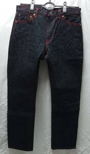 【THE FLAT HEAD/フラットヘッド】　13.5oz KNEE FIT SLIM STRAIGHT 4001SP W31≪BLACK DENIM PANTS≫