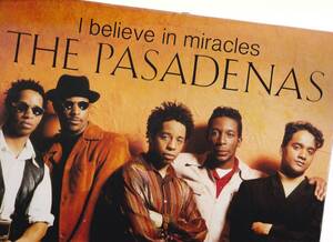 ダンクラ12inch★PASADENAS / I believe in miracles (JACKSON SISTERSカヴァー)★picture sleeve・Columbia★