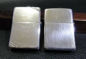 ☆☆☆ ZIPPO STERLING 2004 / 2005 ◆ まとめて２個 【中古品】