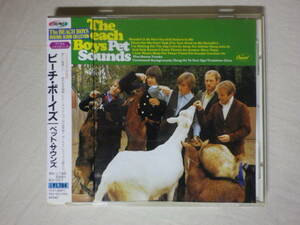 『The Beach Boys/Pet Sounds+3(1966)』(リマスター音源,1997年発売,TOCP-3322,廃盤,国内盤帯付,歌詞対訳付,God Only Knows,山下達郎解説)