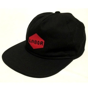 美品 LABOR SKATESHOP Cutouts Cap キャップ Black ブラック 帽子 レイバー スケートショップ