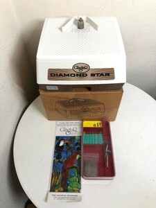 Glastar DIAMOND STAR MODEL G14 グラスター ダイヤモンドスター ステンドグラス ルーター グラインダー ガラス研磨 付属品 通電動作OK