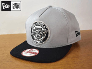 B159《未使用品》NEW ERA ニューエラ 9FIFTY A-FLAME【M-Lフリーサイズ】LA KINGS キングス NHL フラット 帽子 キャップ USモデル