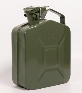  アウトドア 米軍風 高品質 灯油 ガソリン携行缶5L 燃料タンク 簡単に持ち運 キャンプ　野外登山24x12x31cm 1.25kg 厚さ0.6cm