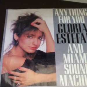 GLORIA ESTEFAN&MIAMI SOUND MACHINEグロリア・エステファン&マイアミサウンドマシーン☆レコード☆エニシングフォユー☆ANYTHING FOR YOU