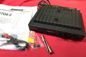 nt240723-008F4 BOSE 1706Ⅱ パワーアンプ ボーズ 音響機器 オーディオ レコーディング USED 完動品 PA機器 100円スタート