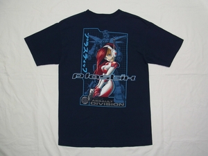 ☆美品☆ 90s USA製 ビンテージ PLASTIK プラスティック Tシャツ sizeM ネイビー☆古着 HOOK-UPS フックアップス ジェルミクライン OLD SK8