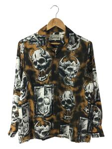 WACKO MARIA◆56 TATTOO STUDIO/HAWAIIAN SHIRT L/S /XS/-/56TS-WM-HI04