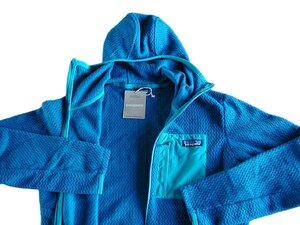 【未使用S】パタゴニア M’s R1エア・フルジップ・フーディ■ patagonia Lagom Blue (LMBE) ■