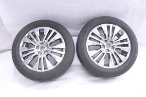 47-1987★美品★MXUA80 ハリアー タイヤホイールセット2本 19×7J +35 5穴 PCD 114.3 2020年製 225/55R19 99V トヨタ (RO)