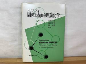 D40◎固体と表面の理論化学 R.ホフマン(著) 現代化学/物理学/理論化学/固体物理/Roald Hoffmann/丸善株式会社 240706