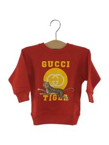 GUCCI◆スウェット/コットン/RED/プリント/653687