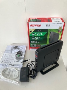 BUFFALO バッファロー 無線LANルーター/WSR-1800AX4P-BK Wi-Fi 6対応 1K207☆中古