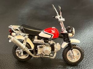 1/24スケール位？ CBXカラー モンキー カスタム2本だしマフラー HONDA ホンダ monkey ミニカー オートバイ ゴリラ GORILLA CBX400F 改造