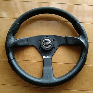 Sparco スパルコ L505 35Φ ブラック レザー スエード ワイルドスピード