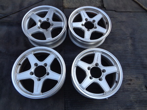 ジムニー JB23W 社外　アルミホイール 4本セット 16X5.5JJ 5H139.7オフ20 【8755 6-4369】