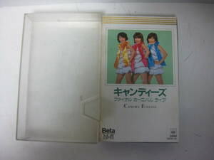 希少　キャンディーズ　ファイナルカーニバルライブ　78・４・４後楽園球場　ビデオ　ベーター　Beta版　