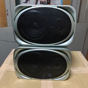 JOYSOUND/BMB/スピーカー/CS-M15V/200W小さいスピーカーなのに音が良い/BMBエンブレムなし/Rが2個/動作品