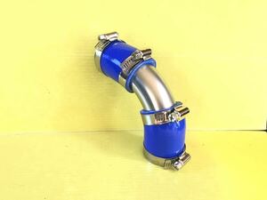 【正規単品商品】ジムニー JA11 JA12 ICエルボターボパイプホース オリジナルVer.BLUE 単品 SUS製 未使用パーツ製作!ブーストUP!送料無料