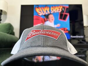 USA 企業　Budweiser バドワイザー　BEER キャップ　グレー　47brand