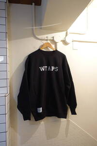 WTAPS スウェット　未使用　ロゴ　サイズ03　241ATDT-CSM03