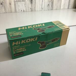 【未使用品】〇HiKOKI(ハイコーキ) 100mmブレーキ付き電子ディスクグラインダ G10BYE2 100V