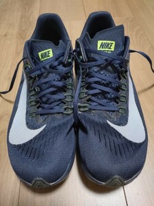 ☆★「NIKE ズームフライ 美中古 28.5cm 紺黄」 ZOOM FLY ランニング マラソン ナイキ