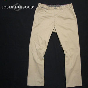 美品 【JOSEPH ABBOUD】 定価2.0万　ストレッチオーガニックパンツ　NEW BEDFORD　ベージュ　ジョセフアブード　オンワード樫山