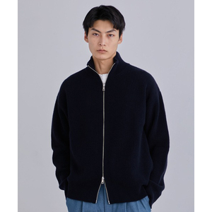 UNITED TOKYO 23AW カシミヤ ウールドライバーズニット 1 毛羽立ち 定価30,800円 ネイビー CASHMERE ユナイテッドトウキョウ