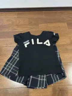 melt FILA バックチェックシャツTシャツ　90cm