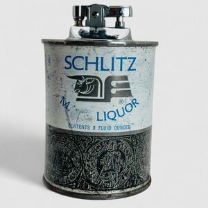 M776*激渋*vintage*1968s*シュリッツ*Schlitz*ライター*火花ok*アメリカン*ビール*antique*タバコ*ブリキ*TIN*ZIPPO*オキュパイドジャパン