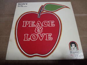伊東きよ子　石川鷹彦　PEACE & LOVE　EP盤